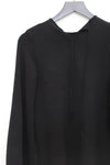 SWAYING/KNIT profile cuffed long-sleeved slim pullover SW24RE1T10 black PS11